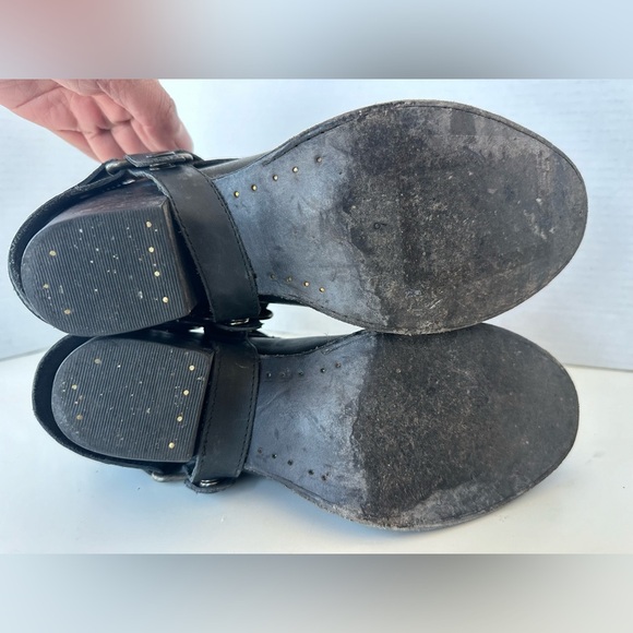 Matisse Danny Distressed Leather Western Removable Harness Cowgirl Bootie - Picture 8 of 10